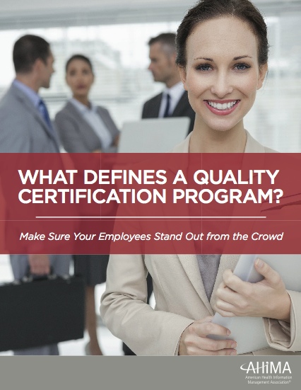 What defines a quality certification pro...
