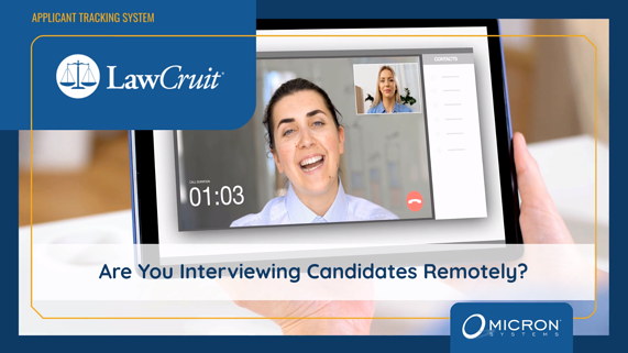 LawCruit Makes Video Interviews in a Remote World Easy